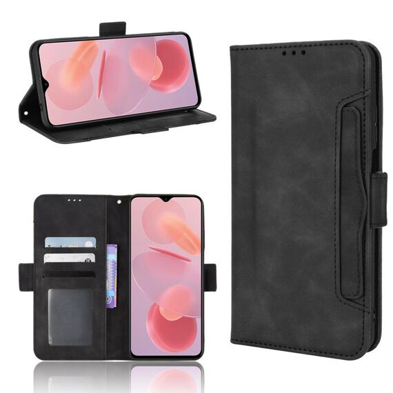 Per Ulefone Nota 12p Skin Feel Case del telefono in pelle del vitello (nero)