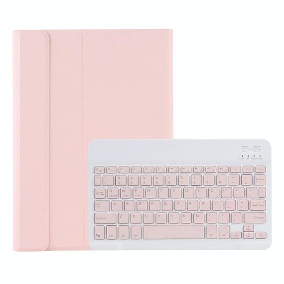 Custodia in pelle Bluetooth Ultra Sottile A08 Candy Color per Samsung Galaxy Tab A8 10.5 2021 SM-X200 / SM-X205 (rosa)