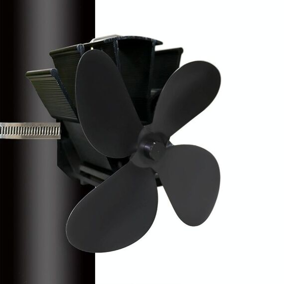 YL603 Ventilatore da camino a muro a muro thermodinamico (nero)