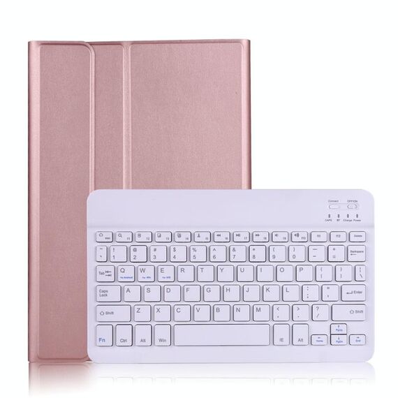 Custodia in pelle Bluetooth ultra-sottile A700 per Samsung Galaxy Tab S8 11 pollici SM-X700 / SM-X706 (oro rosa)