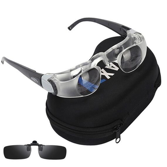 2 pezzi Telescopio di pesca Telescopio regolabile Telescopio regolabile, Stile: Myopia + Grey Clip