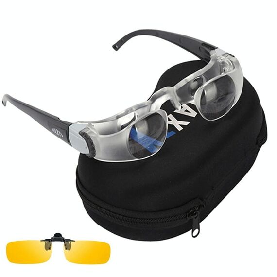 2 pz Telescopio da pesca Telescopio regolabile Telescopio regolabile, Stile: Myopia + clip giallo