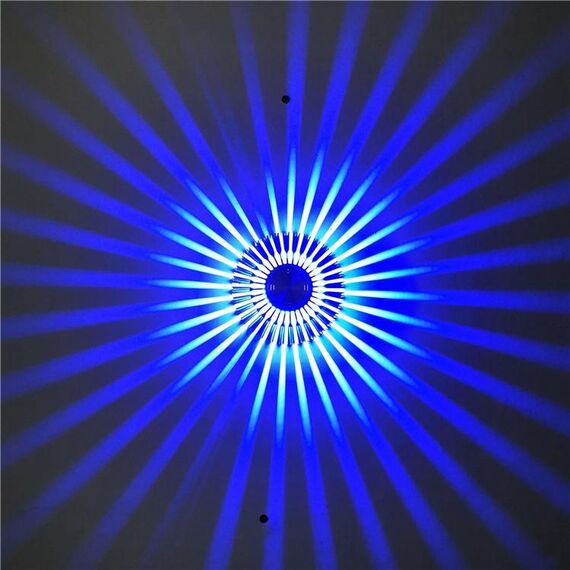 LED alluminio corridoio luce girasole per il tempo libero e intrattenimento Posto decorativo luce, alimentazione: installazione invisibile 1w (blu)
