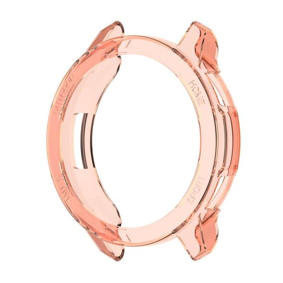 Per Xiaomi Watch S1 attivo / orologio colore 2 TPU Half-Pack Case watch (rosa trasparente)