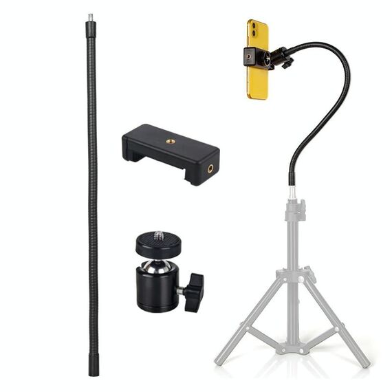ACCESSORI DI TREPOD TREPOD DI ESTENSIONE BRACCIAMENTO DA BRACCIACCIO LIVE 40CM, Stile: Tubo + PTZ + clip per telefono