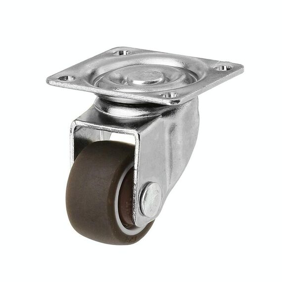 4 pezzi Pieghevole Tavolo Pieghevole Asciugatura Flat Bottom Mobile Axis Single TPE Ruota TPE, Modello: 1,5 pollici