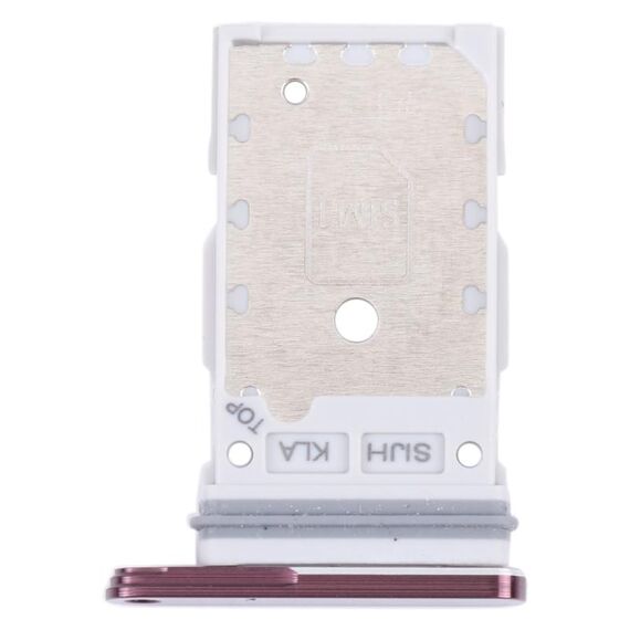 Per Samsung Galaxy S22 Ultra 5G SM-S908B Vassoio per scheda SIM originale + Vassoio per scheda SIM (viola)