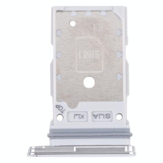 Per Samsung Galaxy S22 + 5G / S22 5G / SM-S906B SM-S901B Vassoio per scheda SIM originale + Vassoio per scheda SIM (bianco)
