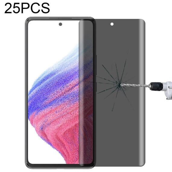 25 pezzi Copertura piena Film di vetro temperato antide-pazzo per Samsung Galaxy A53 5G