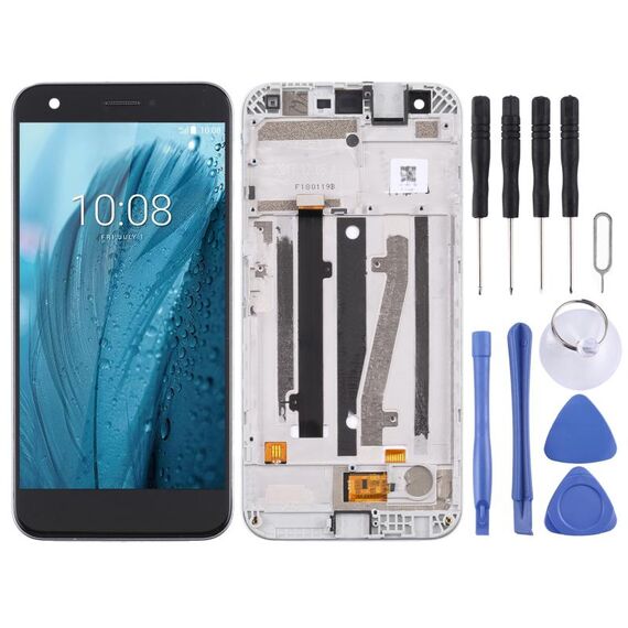 Schermo LCD OEM per ZTE Blade A512/Z10 digitalizzatore assemblaggio completo con cornice (nero)