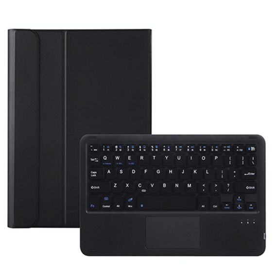 Texture agnello AV11-A Custodia in pelle bluetooth ultra-sottile con touch pad per pad vivo 11 pollici (nero)