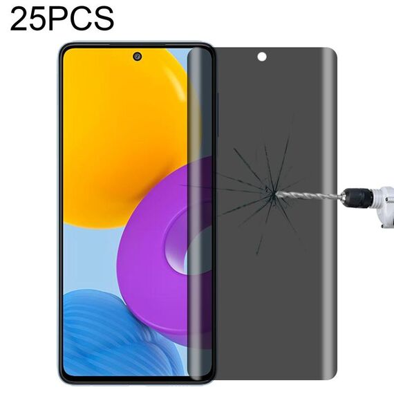 25 pezzi Copertura completa Film di vetro temperato antide-pazzo per Samsung Galaxy M52 5G