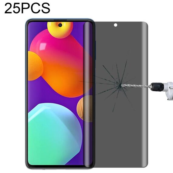 25 pezzi Film di vetro temperato antim-pazzo per Samsung Galaxy M62