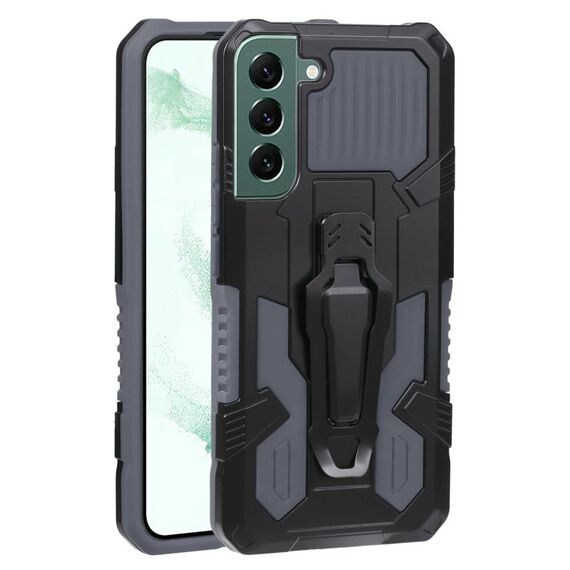 Per Samsung Galaxy S22 + 5G Armor Warrior Auroof Aipro TPU Case del telefono (Grigio)