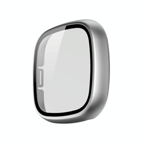 Per Fitbit Versa 3 / Versa / Sense Glassato Glass Glass Glass (argento)