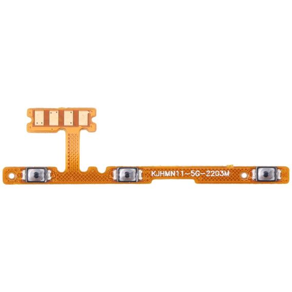 Pulsante di accensione e pulsante del volume Cavo della flessione per Xiaomi Redmi Nota 11 Cina 5G/Redmi Nota 11T 5G/Poco M4 Pro 5G/Redmi Nota 11S 5G
