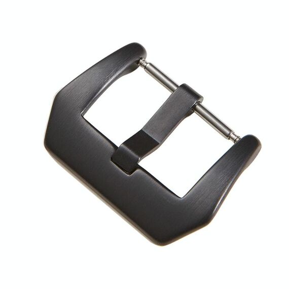 Accessori per orologi con fibbia per perno per perno in acciaio inossidabile da 3 pezzi, colore: 18 mm nero
