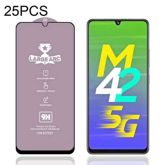 25 pezzi 9H Film di vetro temperato in allumina HD per Samsung Galaxy M42 5G