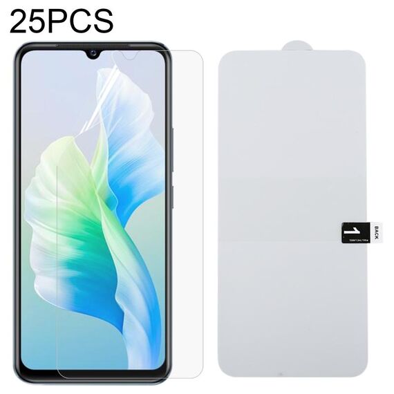 25 pezzi Film idrogel a prova di esplosione a schermo a schermo a schermo per Vivo V23E 4G / 5G