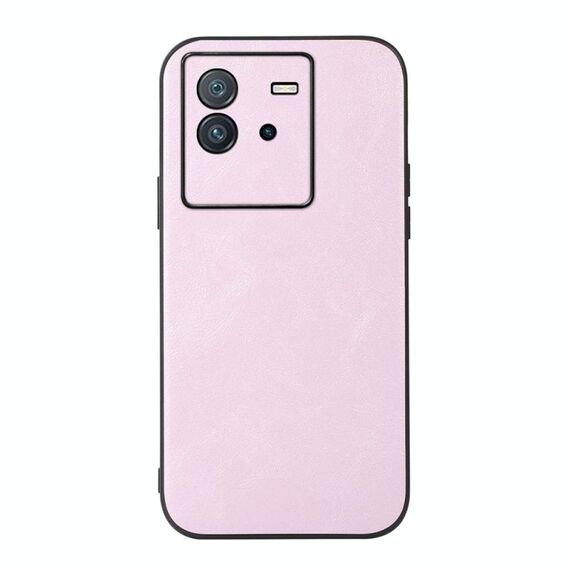 Per Vivo Iqoo Neo6 Cowhide Texture PU Phone Case (rosa)