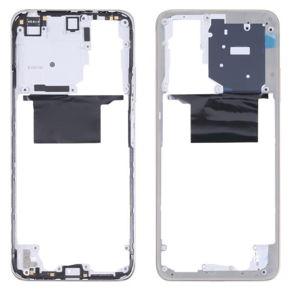 Piastra di cornice a cornice centrale per Xiaomi Redmi Nota 11/Redmi Note 11S (bianco)