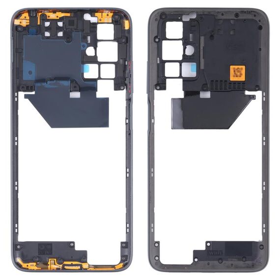 Piastra di cornice a cornice centrale per Xiaomi Redmi 10/Redmi 10 Prime/Redmi Nota 11 4G/Redmi 10 2022 (grigio)