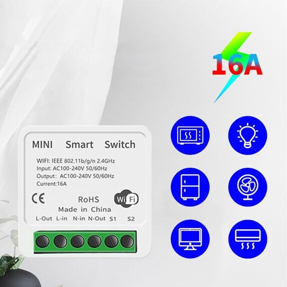 003 APP WiFi Switch Smart Control VOCE REMOTE (WiFi+Bluetooth Dual-Mode 16A)