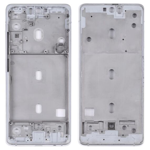 Per Samsung Galaxy S20 FE 5G SM-G781B Cornice con cornice centrale (argento)