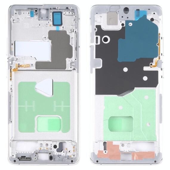 Per Samsung Galaxy S21 Ultra 5G SM-G998B Cornice centrale con cornice (argento)