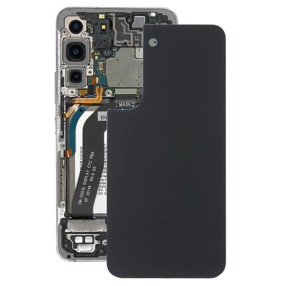 Per Samsung Galaxy S22 Coperchio posteriore della batteria (nero)