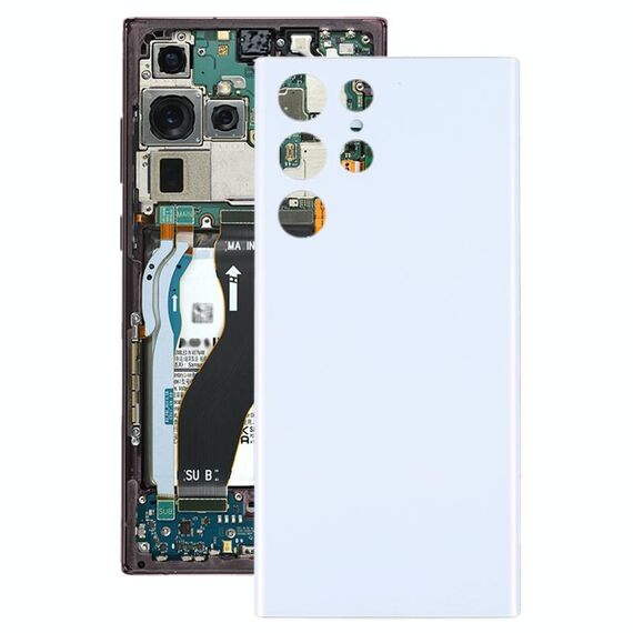 Per Samsung Galaxy S22 Ultra Cover posteriore della batteria (bianco)