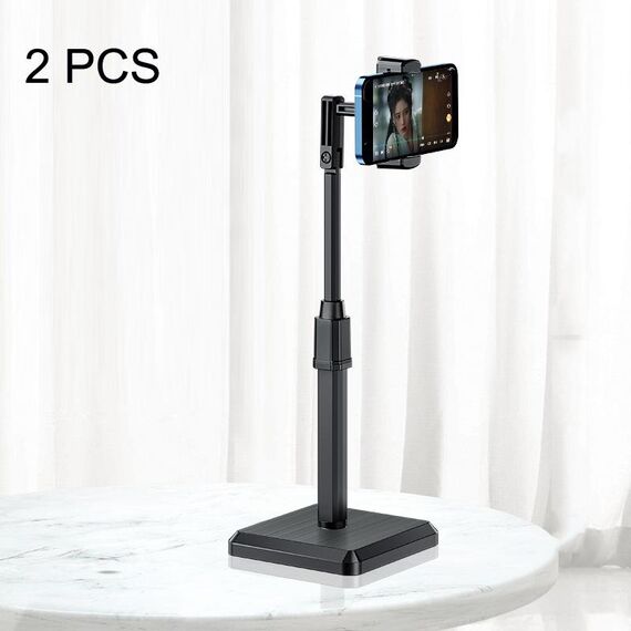 Serratura telescopica online per trasmissione per trasmissione per mobile desktop 2 PCS (Cool Black)