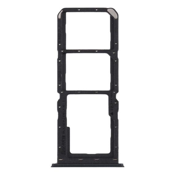 Per OPPO Reno2 Z/Reno2 F Vassoio per schede SIM + Vassoio per schede SIM + Vassoio per schede Micro SD (nero)