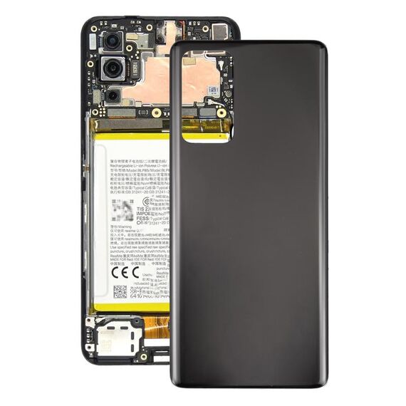 For OPPO Realme X7 Pro Ultra Original Battery Back Cover (Black)