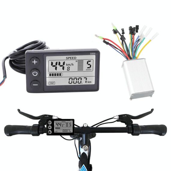 S866 un set di tipo di cruscotto elettrico in bicicletta elettrica di tipo, specifica: 36 V / 48V