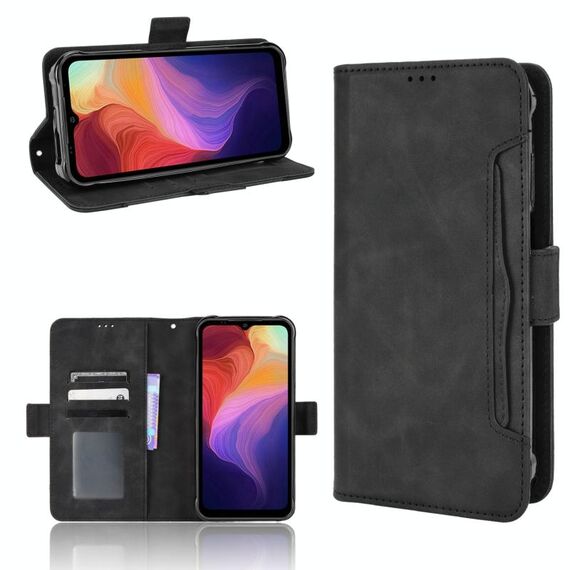 Per Ulefone Power Armatura 14/1 14 Pro Skin Feel Texture Texture Slot Case in pelle (nero)