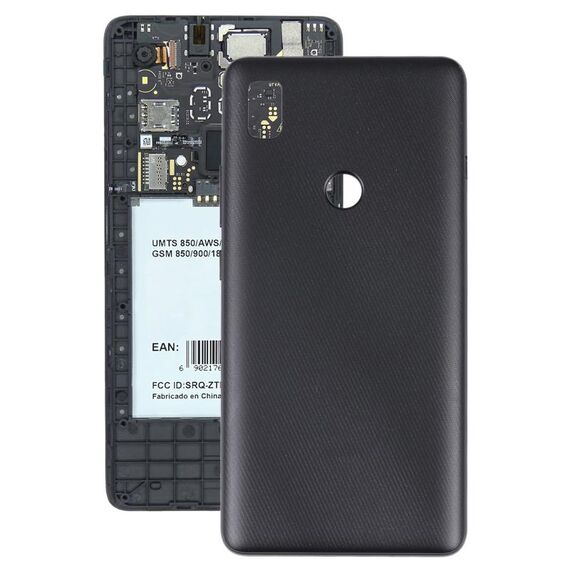 Con coperchio posteriore della batteria foro per ZTE Blade L210 (Grigio)