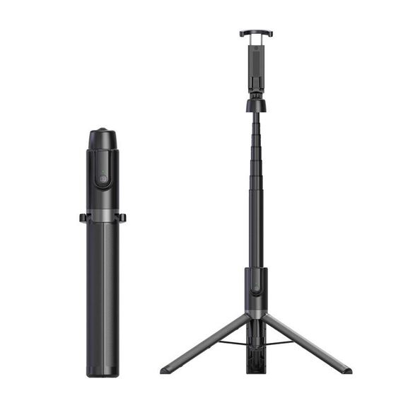 AB403 Live Broadcast Landing Integrated Telescopic Telephone Triangle Bracket (Black)
