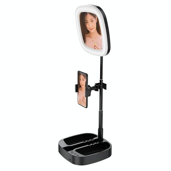 Desktop pieghevole desktop Fill Light Light Live Broadcast Bracket (Black)