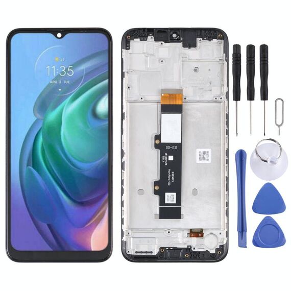 Schermo LCD TFT per Motorola Moto G10 Digitizer Assemblaggio completo con cornice