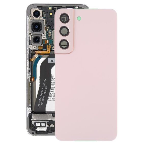 Per Samsung Galaxy S22 5G SM-S901B Cover posteriore della batteria con copriobiettivo della fotocamera (oro)