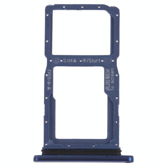 Vesto della scheda SIM + vassoio scheda SIM / Micro SD Card VAY per Honor 9x (Blue)