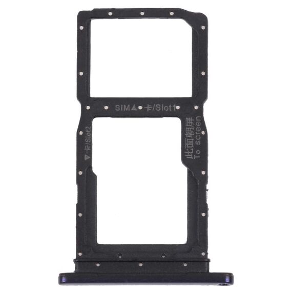 Vassoio della scheda SIM + vassoio scheda SIM / Micro SD Card VAY per Honor 9x (Purple)