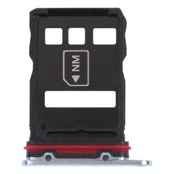 Vesto della scheda SIM + vassoio per schede NM per Huawei P50 Pro + (blu)