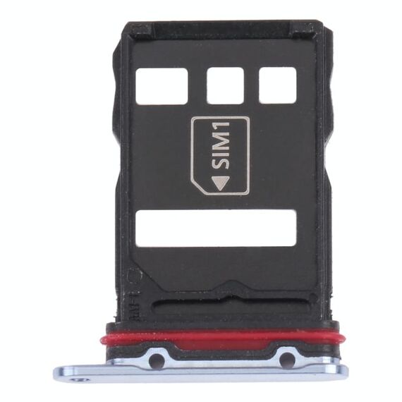 Vesto della scheda SIM + vassoio per schede NM per Huawei P50 Pro (blu)