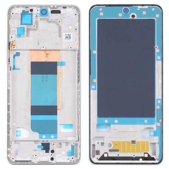 Cornice per cornice LCD per alloggiamento anteriore per Xiaomi Redmi K40S / Poco F4 (argento)