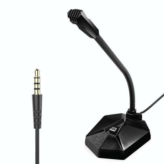 Microfono desktop Meeting Metal Hose, Spec: 3.5 Versione (Black)