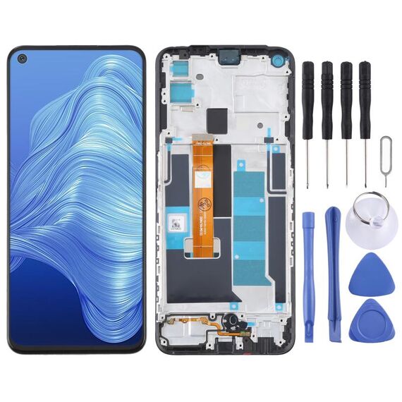 Schermo LCD TFT per OPPO Realme 7 5G Digitizer Assemblaggio completo con cornice