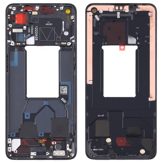Per OPPO Reno7 5G Cina PFJM10 Originale Front Housing LCD Frame Bezel Plate (Nero)