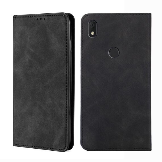 Per Alcatel Axel / Lumos Spazio Magnetico Custodia per telefono a flip orizzontale (nero)